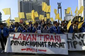 Aksi Demokrasi Pelajar yang Terjadi di Bundaran HI Jakarta